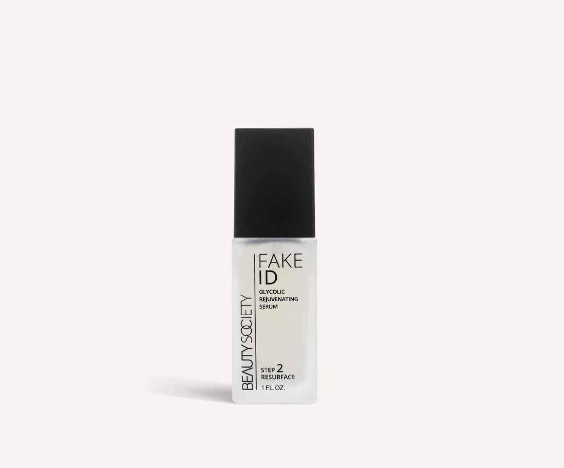 Beauty Society - Fake ID Glycolic Rejuvenating Serum  1 oz. bottle - free ship