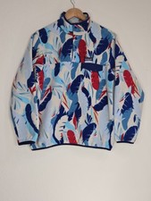 Patagonia Synchilla Lightweight Snap T Pullover Fleece Feather Dance Size L