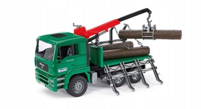 MAN Holztransporter BRUDER 02769 Profi-Serie 1:16