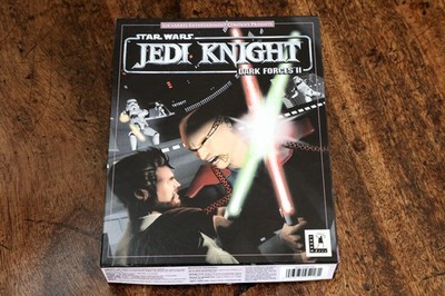 Vintage/Retro 1997 Big Box PC CD-ROM Spiel: Star Wars Jedi Knight Dark Forces II