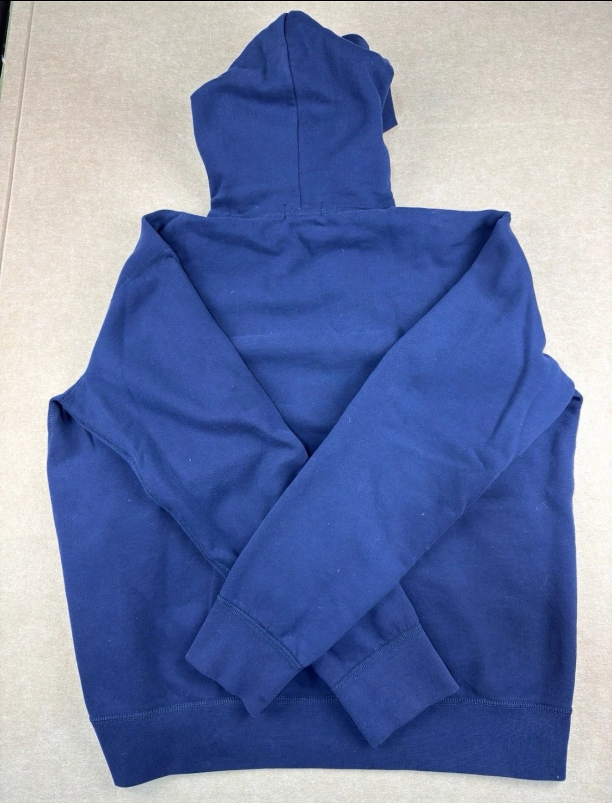 Polo Ralph Lauren Felpa Uomo XL Blu Verde Pony Hoodie