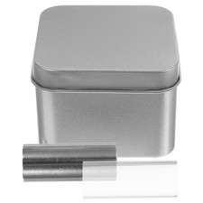 2Pcs Compact Metal Guitar Slides Silver for Acoustic Electric Guitar Playing