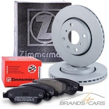 ZIMMERMANN BREMSSCHEIBEN + BELÄGE VORNE FÜR TOYOTA AYGO 1.0 1.4 BJ AB 05-