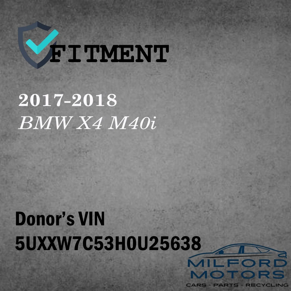 Pantalla de información del tablero delantero GPS-TV compatible con BMW X4 M40i 2017-2018 3,0 L Foto 4 de 4