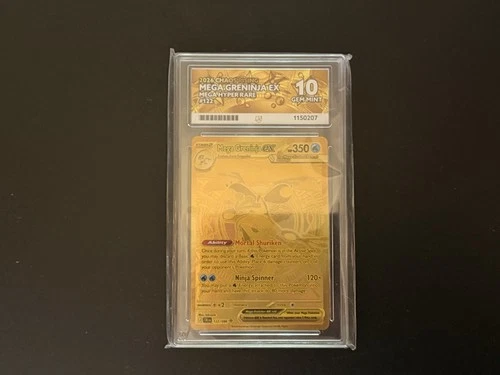 Pokemon TCG - ACE 10 Mega Greninja EX 122/086 Mega Hyper Rare - Chaos Rising