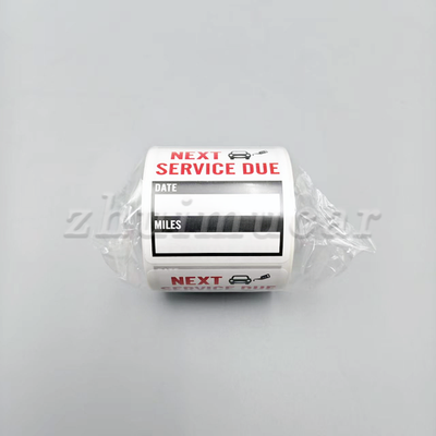 #ad 300PCS Oil Change Service Reminder Stickers Window Lite Sticker Pack 2quot;x2quot; US $2.94