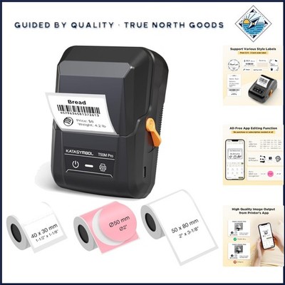 Versatile Label Printer with Wide Tape and Smartphone Compatibility for Easy Use