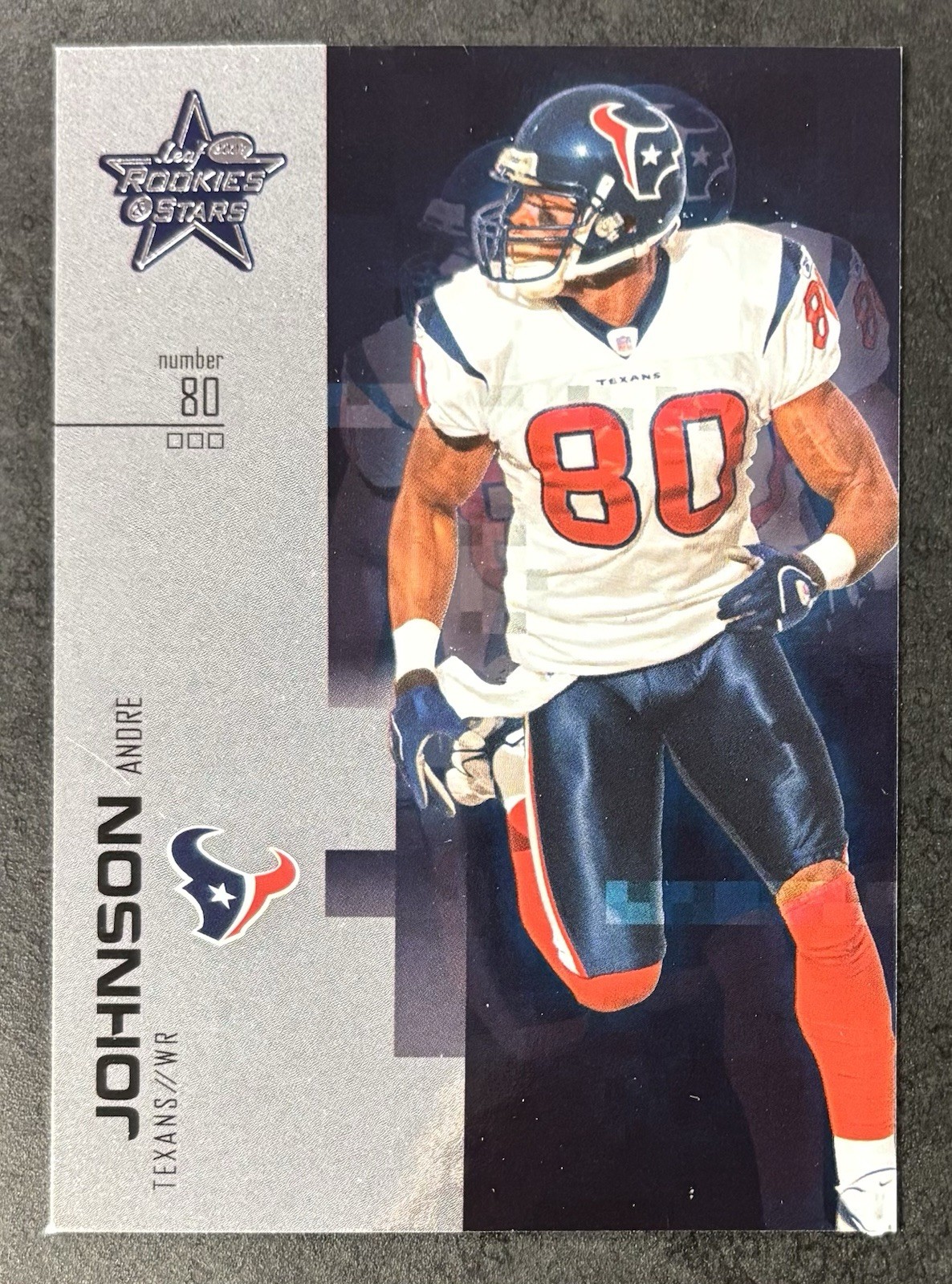 2007 Leaf Rookies & Stars Football - Andre Johnson #78 Silver Parallel #156/249