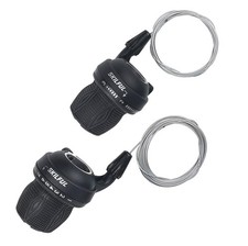 Bicycle Twist Shifter Lever 3x7 3x6 Speed Revoshift Lever 21 18 Speed Twist G...