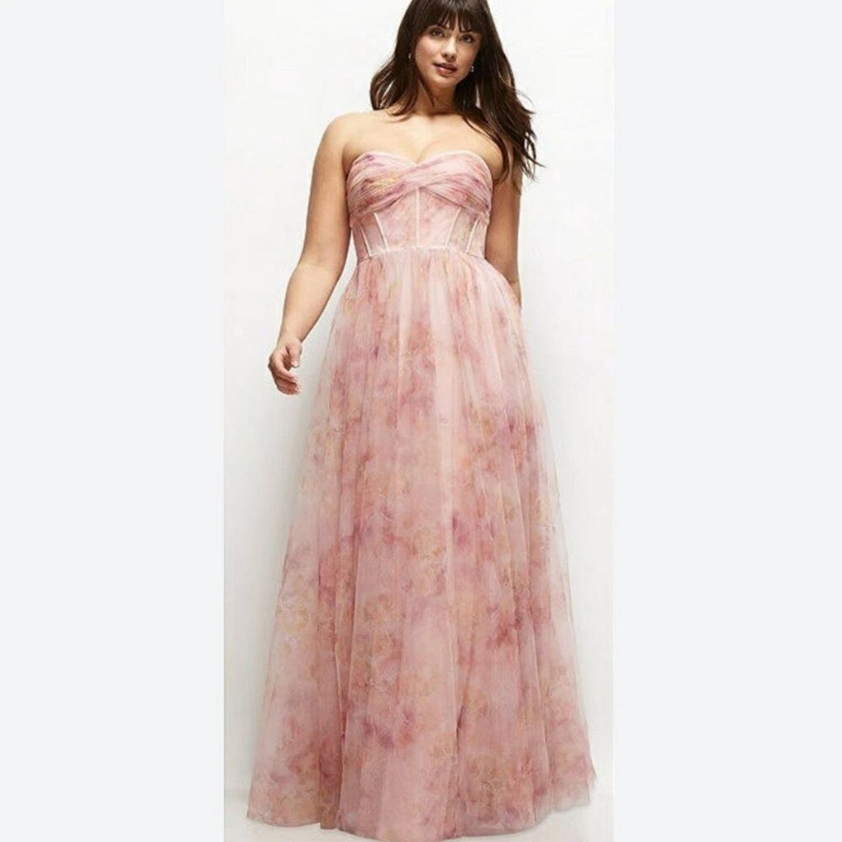 Tulle Pink Bridesmaid Dresses for sale | eBay
