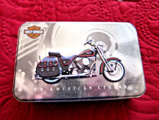 Harley Davidson Collector Tin With 2 Decks of Playing Cards