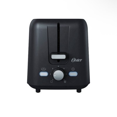 Oster 2-Slice Toaster With Extra-Wide Slots Black: 800W,  (tear On Box/package)