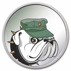 1 oz Silver Colorized Round - APMEX (U.S. Marines, Bulldog)