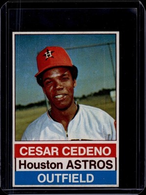 1976 Hostess Baseball #47 Cesar Cedeno, Vg, Astros