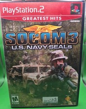 SOCOM 3 U.S. Navy SEALs PS2 (PlayStation 2) Greatest Hits CIB Complete Tested