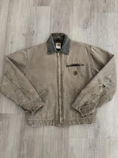 vintage 2003 Carhartt Detroit Jacket J97 SDL Blanket Lined sz M USA Made
