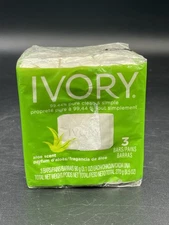 Ivory Bar Soap 99.44% Pure Clean & Simple Soft Smooth Skin Aloe Vera NEW
