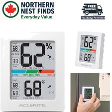 Pro Measuring Indoor Temperature Humidity Monitor - Accurate, Stylish Design