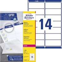 Avery Zweckform Quickpeel Adress-Etiketten 99,1 X 38,1 Mm 1.400 Etiketten