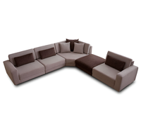Modernes L-Form Sofa Wohnzimmer Polstercouch Stoffsofa Designer MöBel