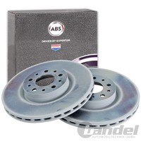 2X A.B.S. Bremsscheiben 284Mm Vorne Passend FüR Fiat Tipo