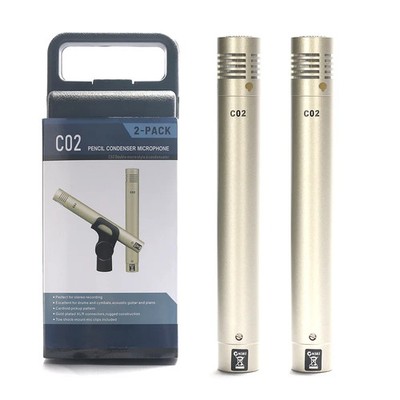 Samson pair C02 Pencil Condenser Microphone For Instrument/DialogRecord freeship