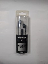 Magnavox Wired Stable Fit Headphones, Black