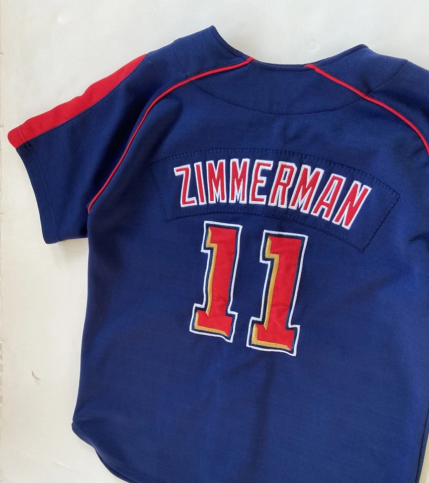 Винтажная футболка Nike MLB Washington Nationals с вышивкой Zimmerman No11 средний размер - Изображение 4 из 4