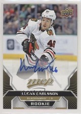 2020-21 Upper Deck MVP High Series Rookies Auto Lucas Carlsson #240 Auto uk2
