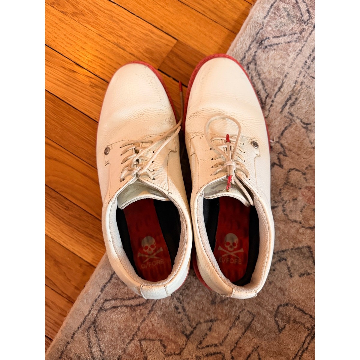 G/Fore Poppy Gallivanter Golf Shoes White Red Camo Men's SZ 10