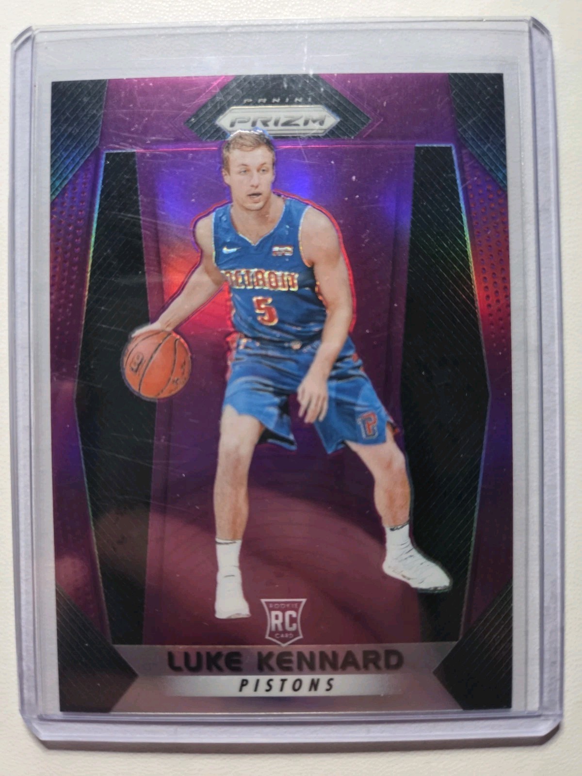 2017-18 Prizm Purple Prizm /75 Luke Kennard Rookie Card RC LAKERS