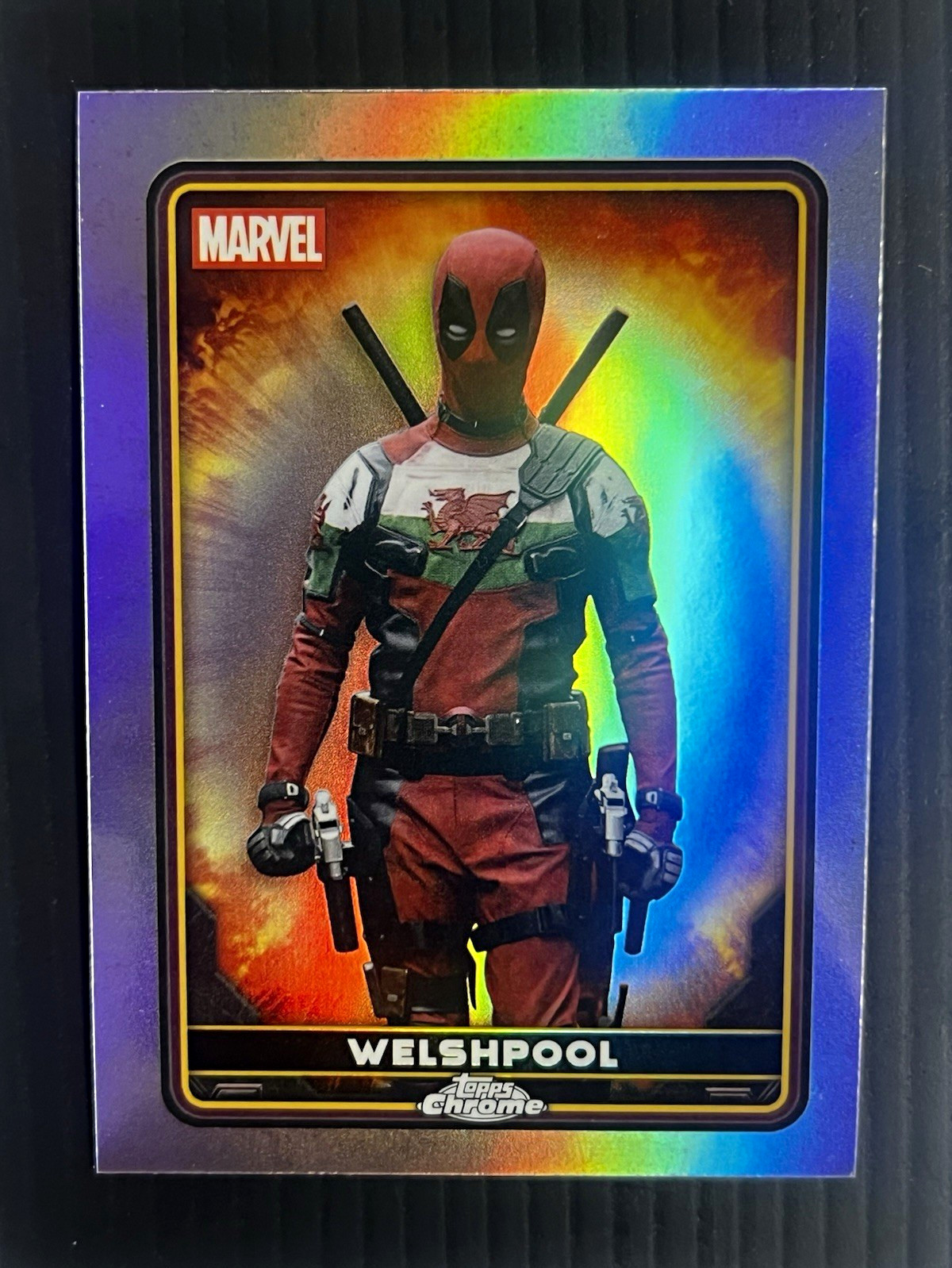 2025 Topps Chrome Marvel Deadpool, Welshpool #37 Refractor