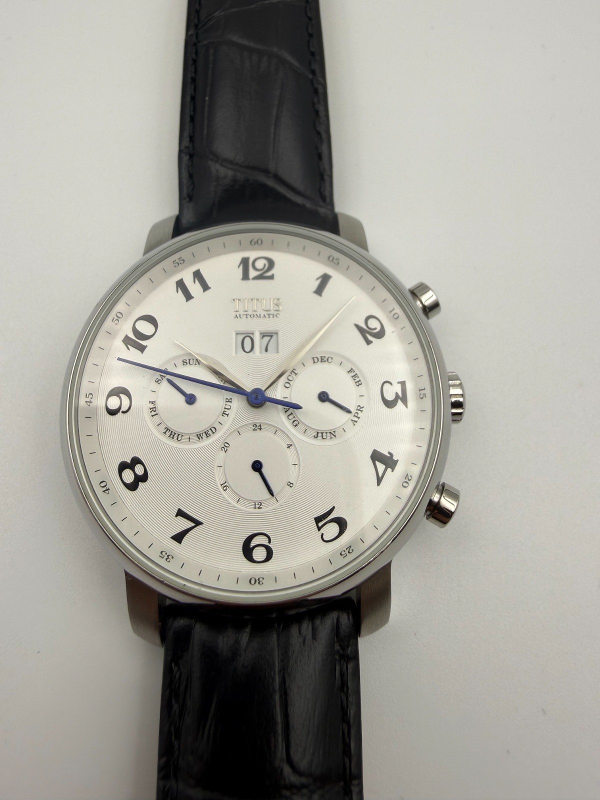 TITUS - Automatic DATE WEEK MONTH 24H Grand Complications Multifunction watch...