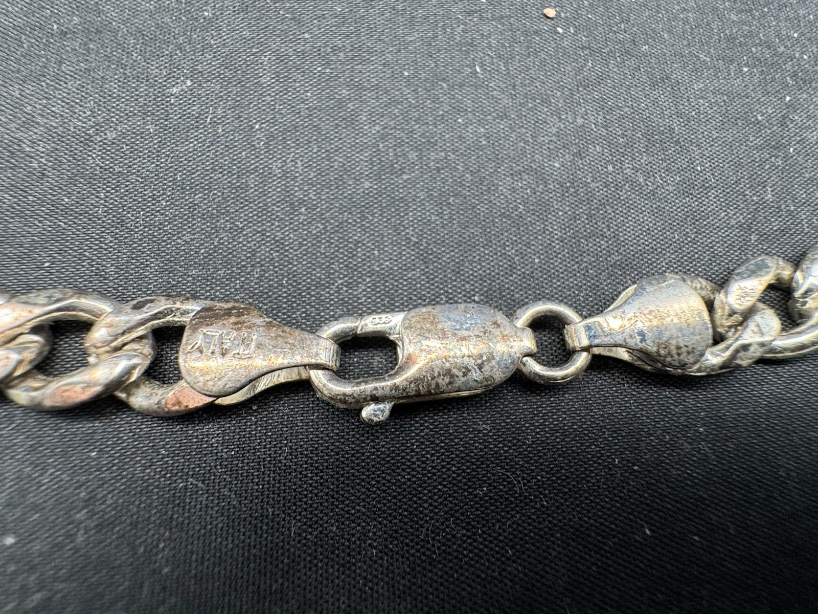 Italian Sterling Silver Solid Chain Necklace, 40 … - image 10