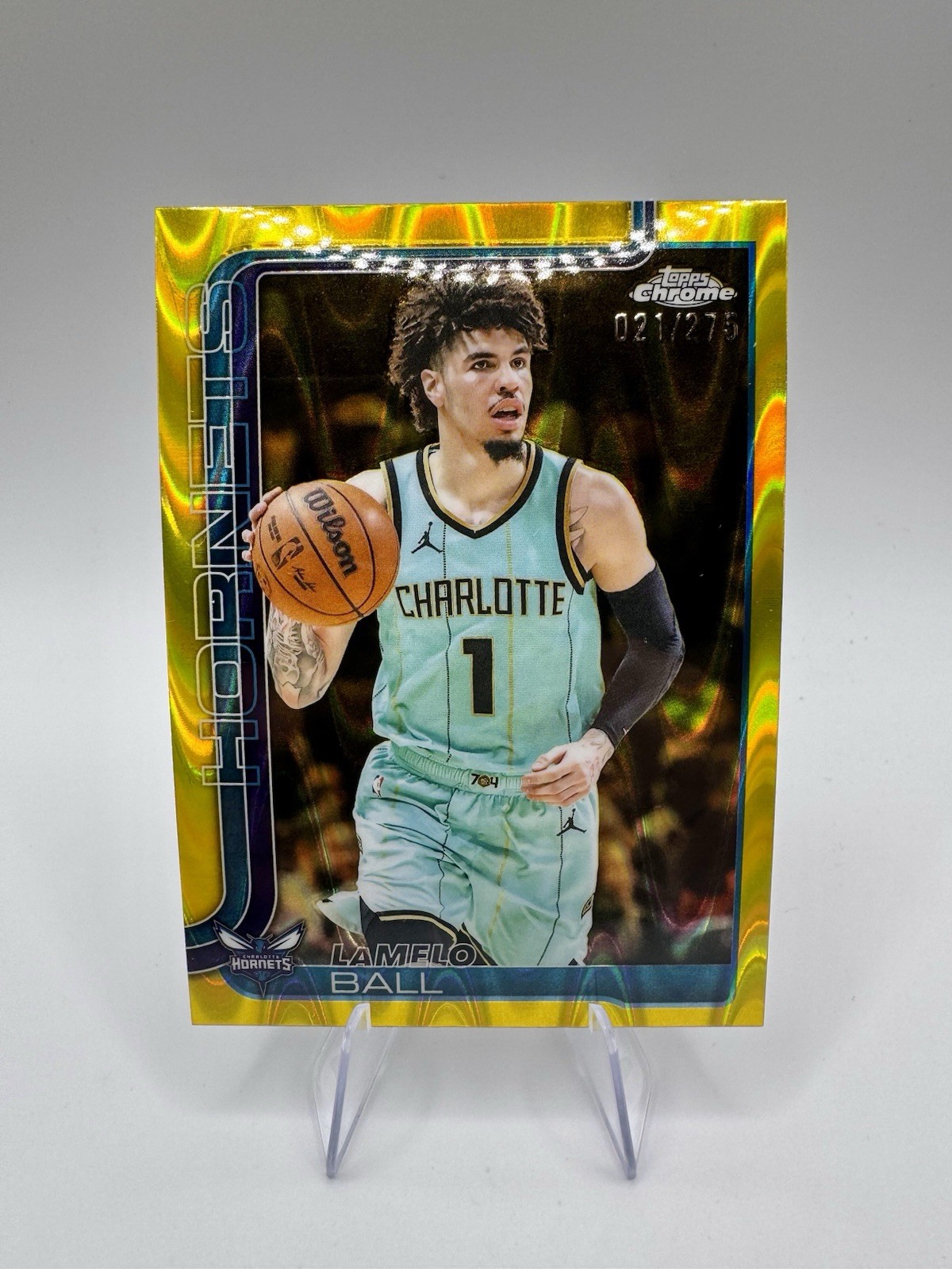 LaMelo Ball #39 Basketball Cards 2025 Topps Chrome trading card — raw and PSA graded price guide
