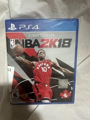 NBA 2K18 Sony PlayStation 4 Brand New Sealed Demar Derozan PS4 Basketball W1