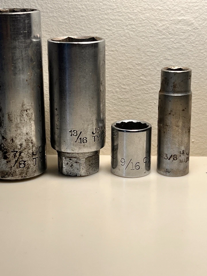 Lot Of Sockets Misc Brands John Deere Bonney Husky Made In The USA  - Image 2 of 4