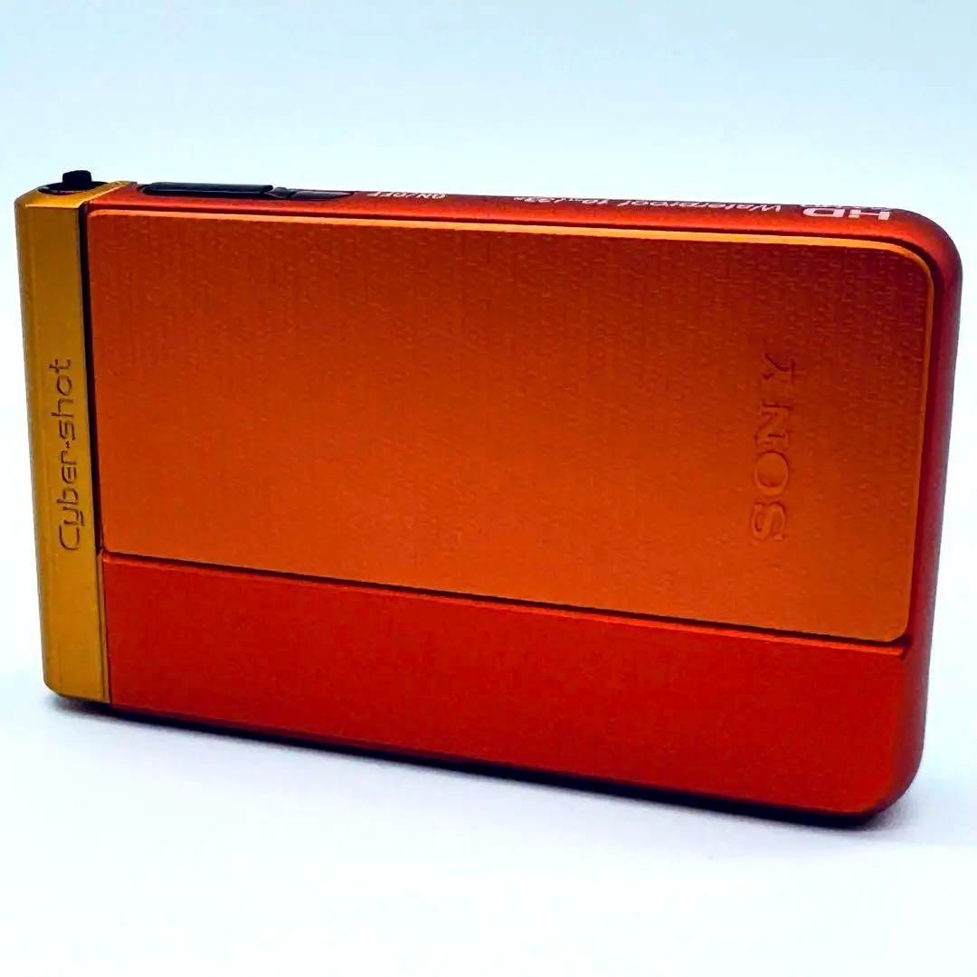 Sony Cyber-shot DSC-TX30 18.2MP Digital Camera - Orange for sale