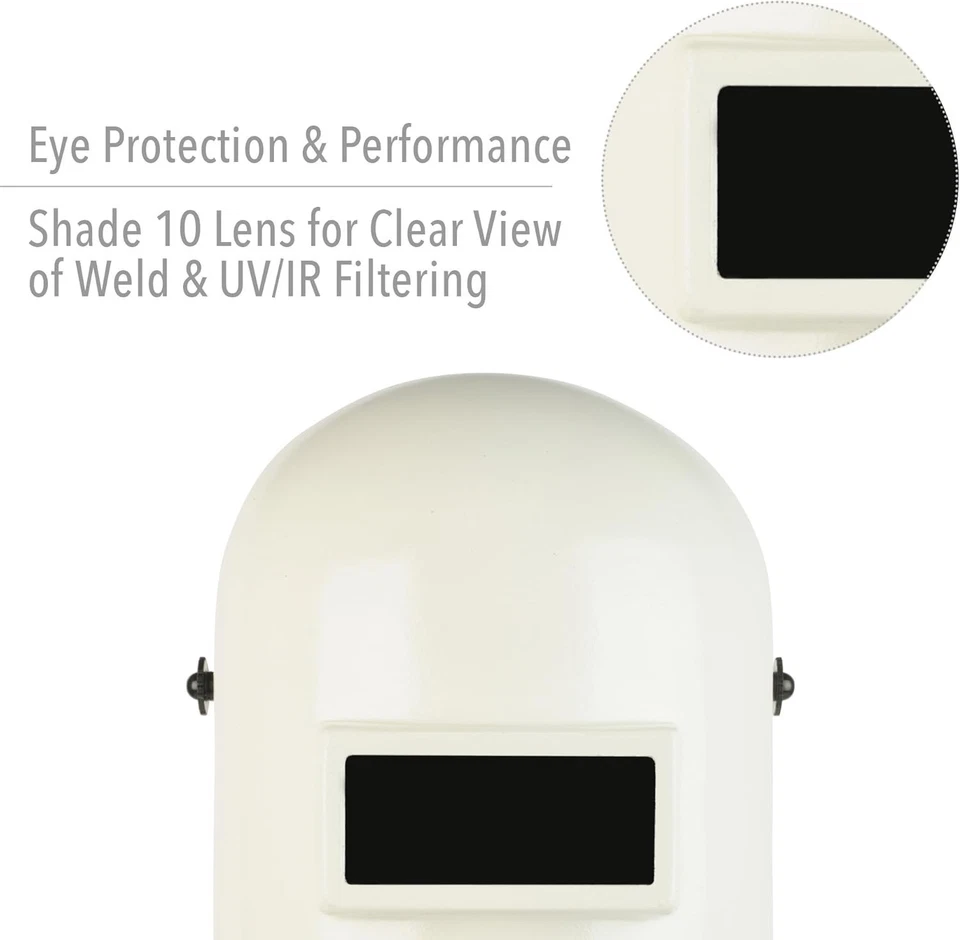 by Honeywell 110WH 10 Piece Helmet with Ratchet Headgear, White - image 4 of 4