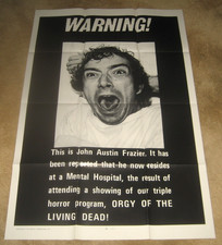 ORGY OF THE LIVING DEAD   '72  -   Teaser style  One sheet &  A FREE POSTER !