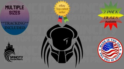 Predator Car Window Vinyl Decal Laptop Helmet Water Resistant TOOLBOX Sticker