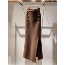 Winter Women's  Skirt High Long Skirts
