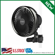 AC Infinity CLOUDRAY A6, Grow Tent Clip Fan 6” with 10-Speeds, EC-Motor, Weather