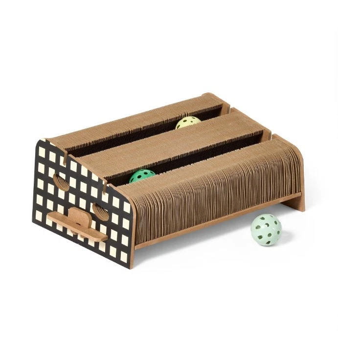 The Cuddle Collab Corrugated Paper Ball Track Cat Toy and Cat Scratcher
Opens in a new window or tab