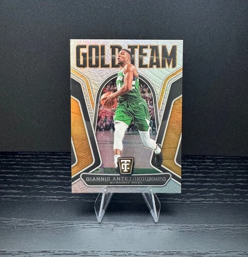 2024-25 Panini Totally Certified Giannis Antetokounmpo Gold Team Mirror #7
