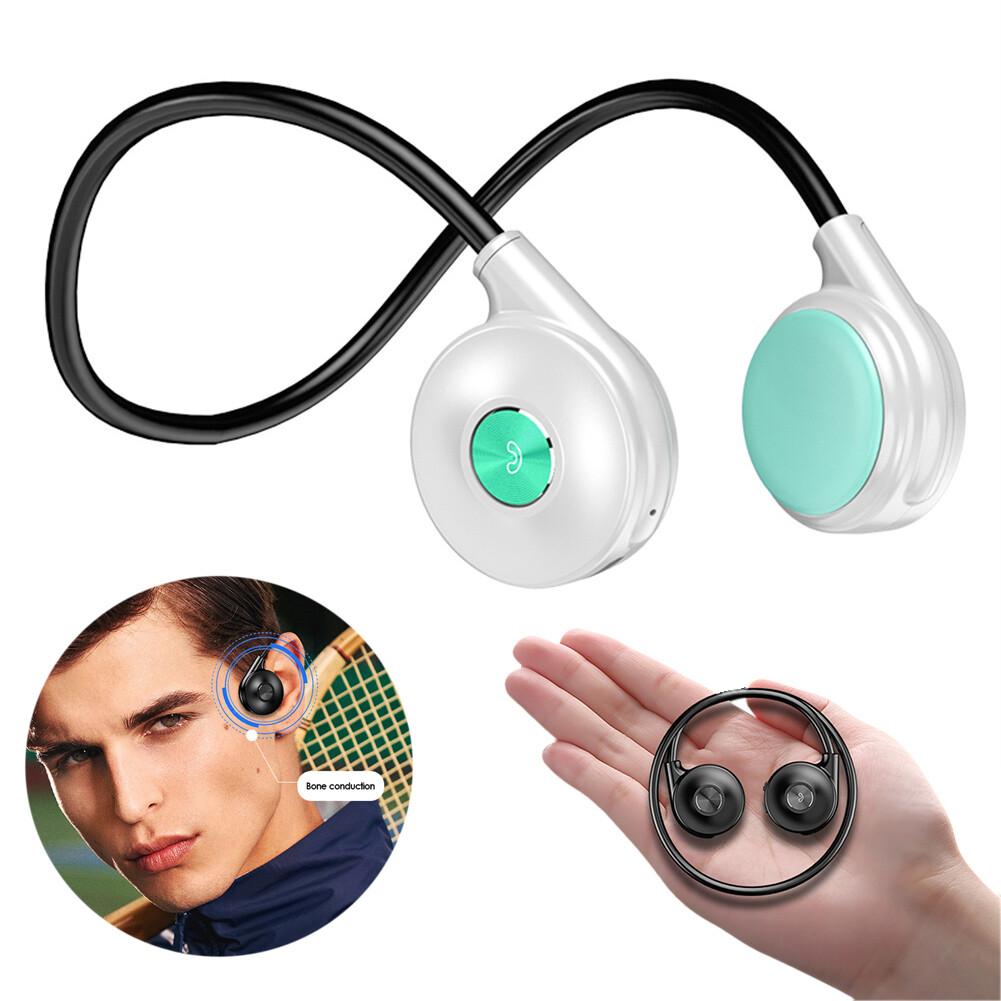Bone Conduction Bluetooth Earphones Waterproof Sports Headset On Ear Earpieces