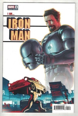 I am Iron Man #1 2023 Woods Cover B Marvel Comics EB88