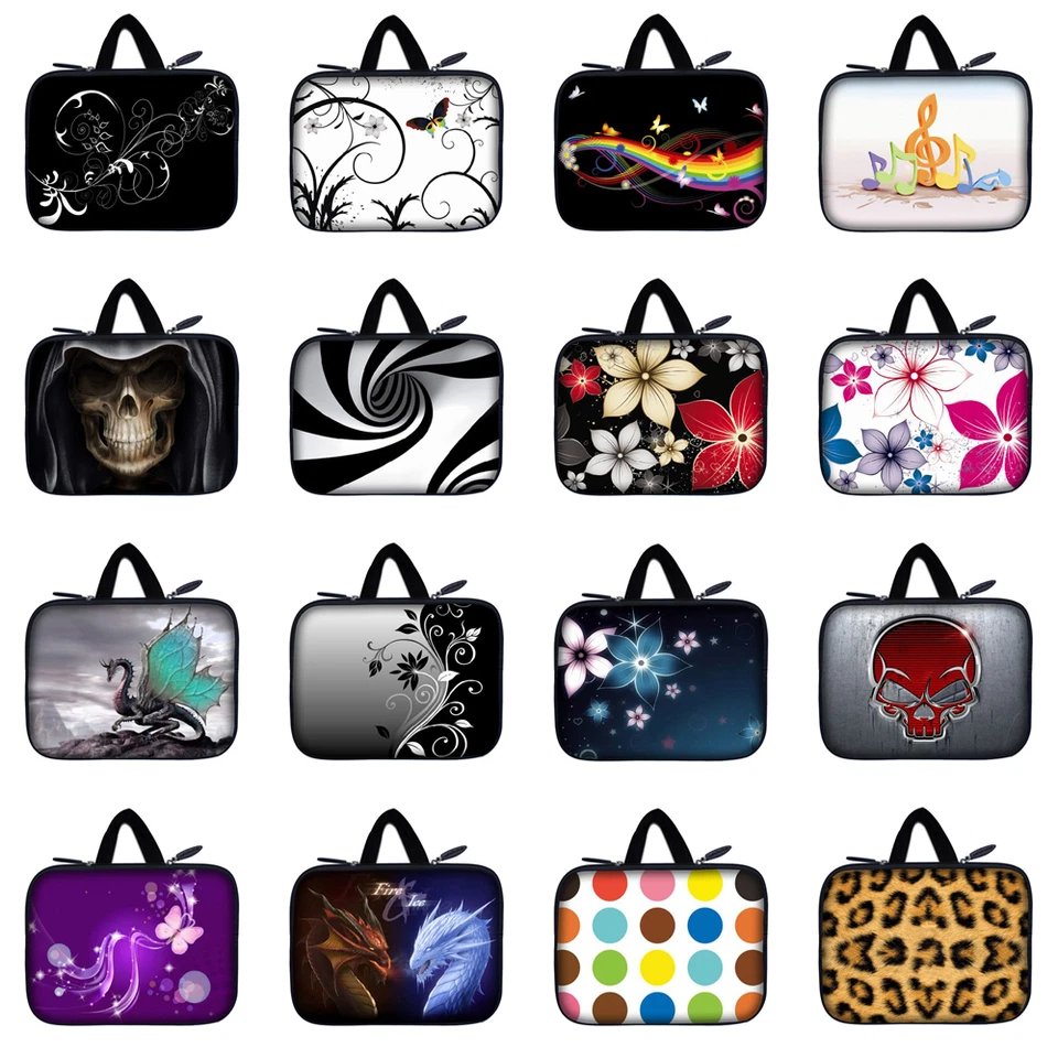 6" 7" 8" Tablet Laptop Bag Case Sleeve for Apple iPad Mini Galaxy Nexus Kindle - Image 3 of 4
