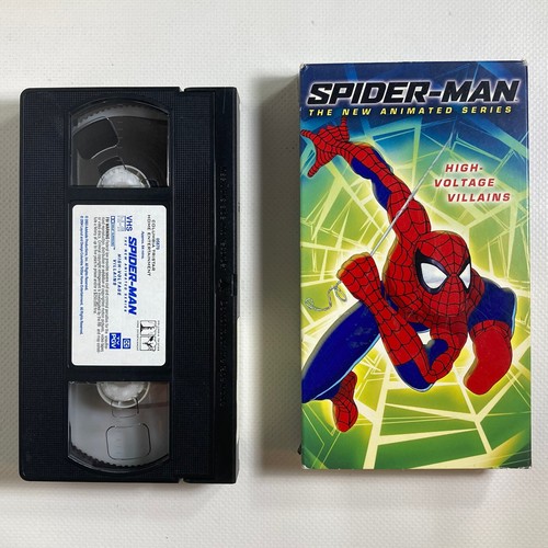 Spider-Man The New Animated Series High Voltage Villains VHS 2004 Marvel Sony