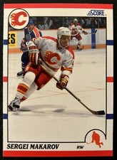 Sergei Makarov 1990 Score #71 Rookie Card